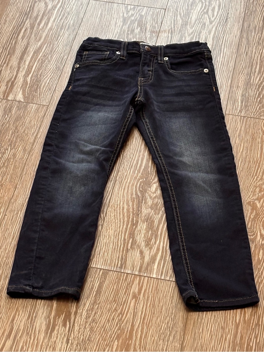Levi's Kids Dark Wash Jeans with Faded Detail